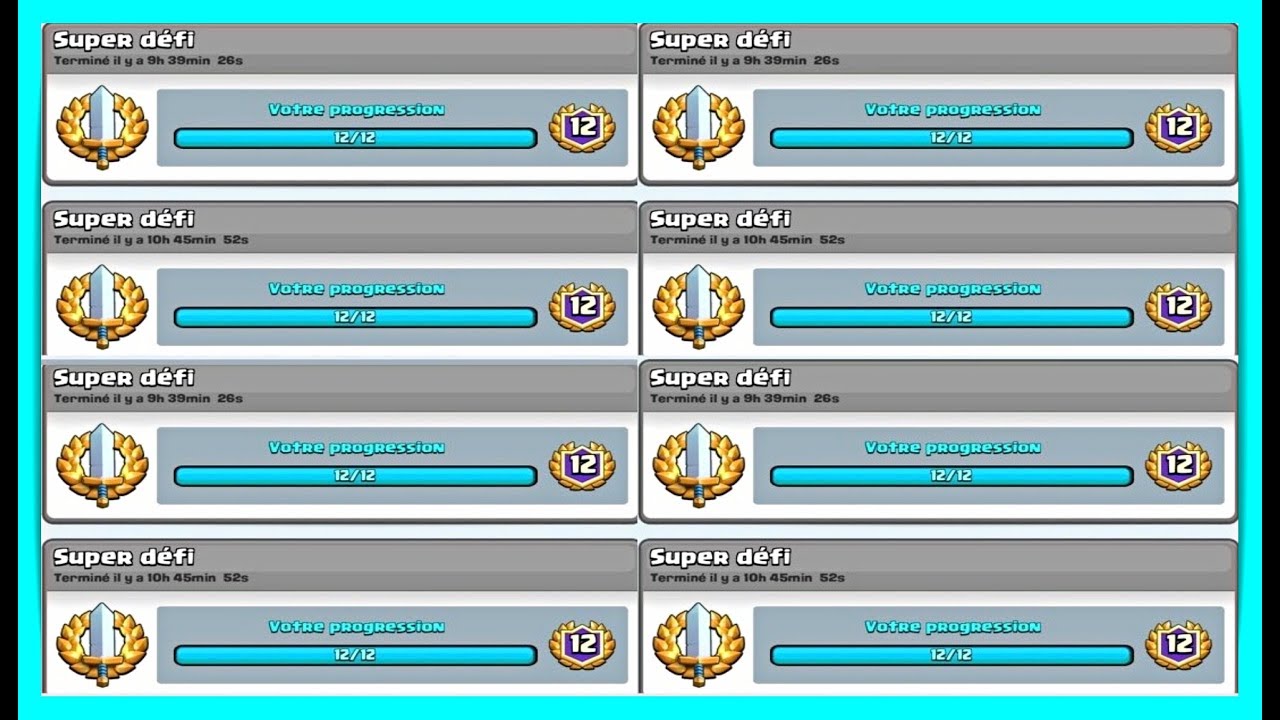 Clash Royale / POUR DEBUTANT : FAIRE 12 VICTOIRES EN SUPER DEFI FACILEMENT
