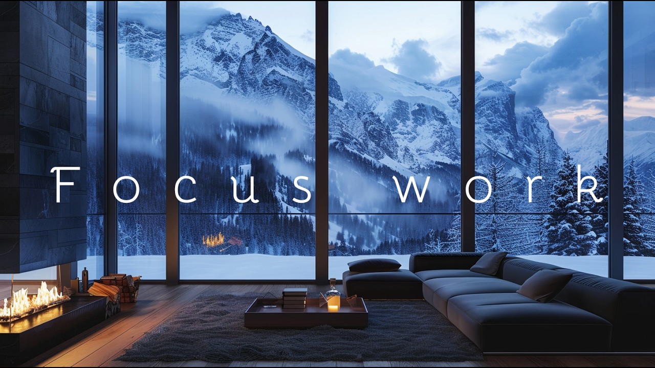 Cool Ambient Work Session – Modern Deep Focus BGM (1 Hour)