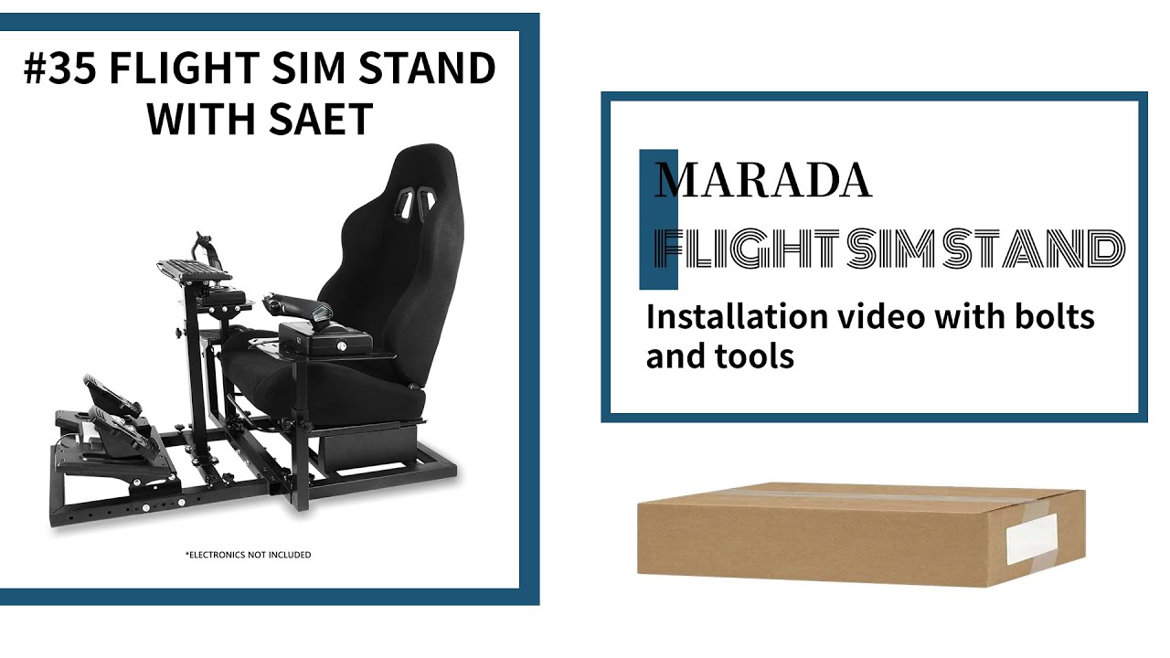 Marada Flight Sim Cockpit with Seat        