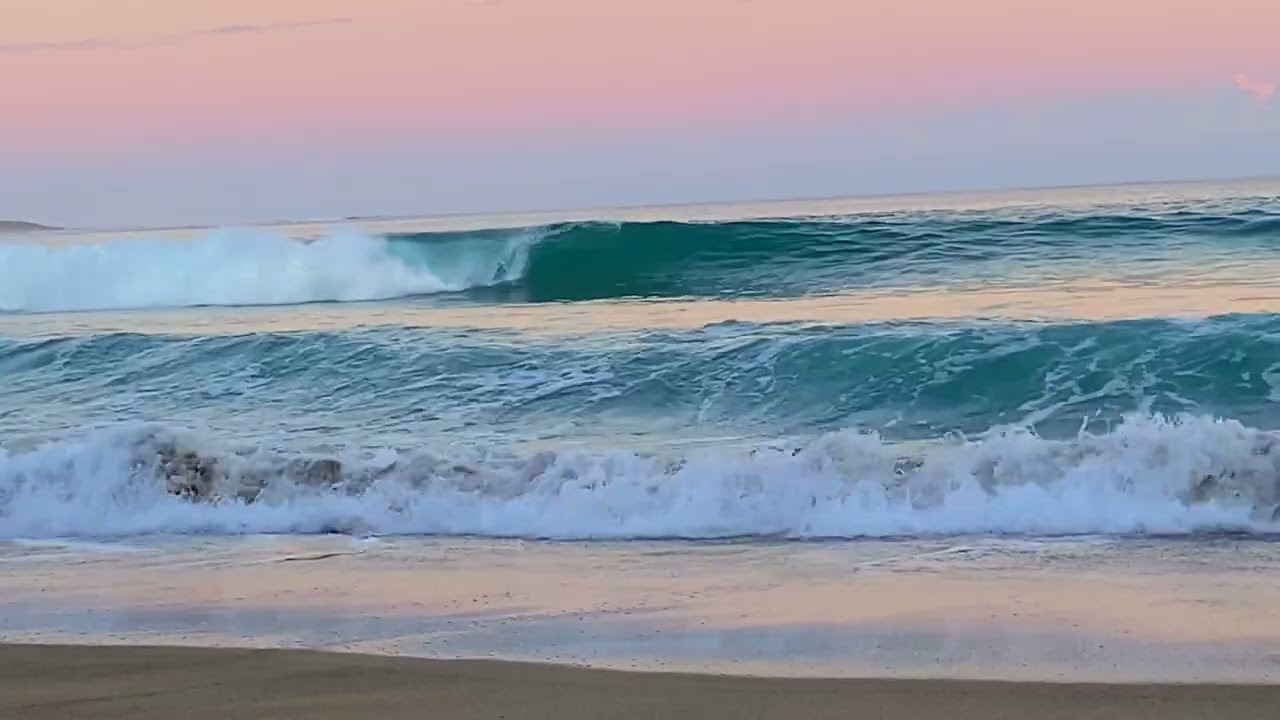 4K Beach ll Waves ll Hush - Relaxing Music - Relaxing Sound for Deep Sleep and Stress Relief