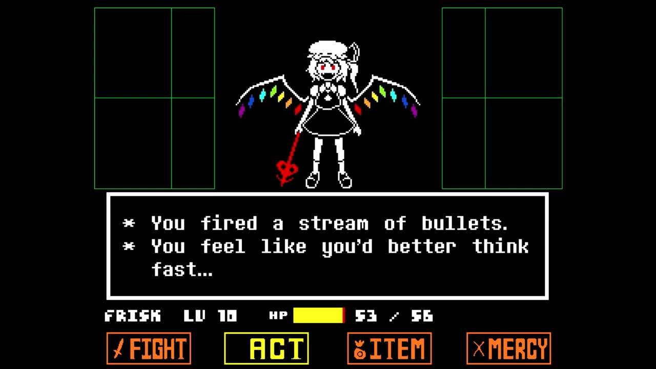 TOUHOU x UNITALE -- Flandre Scarlet battle