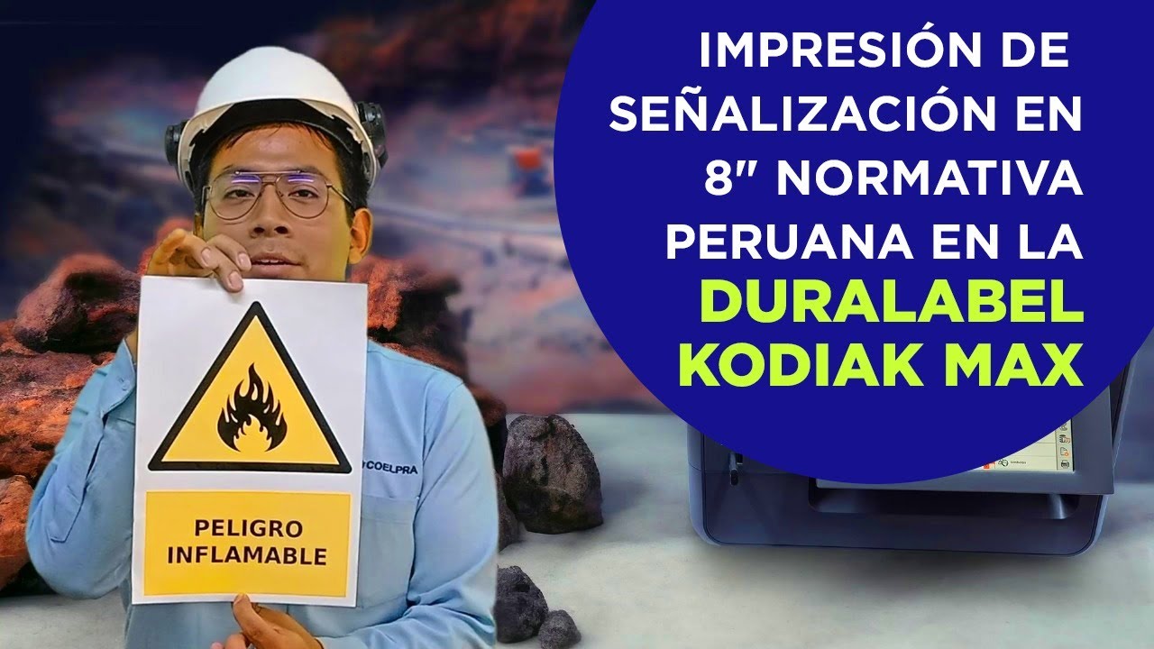 Tutorial DuraLabel Kodiak Max: Impresi&oacute;n de se&ntilde;alizaci&oacute;n en 8