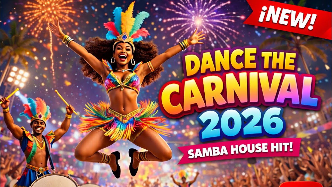 Carnival 2026 🎉 Batucada & Samba House | Dance the Carnival (3D Animation)