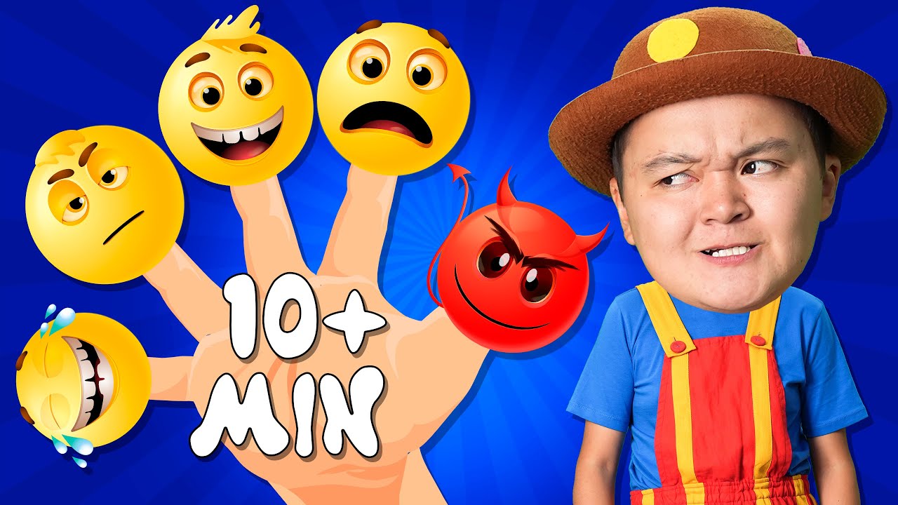 Finger Family Emoji Song + More | Nursery Rhymes | Tigi Boo Kids Songs