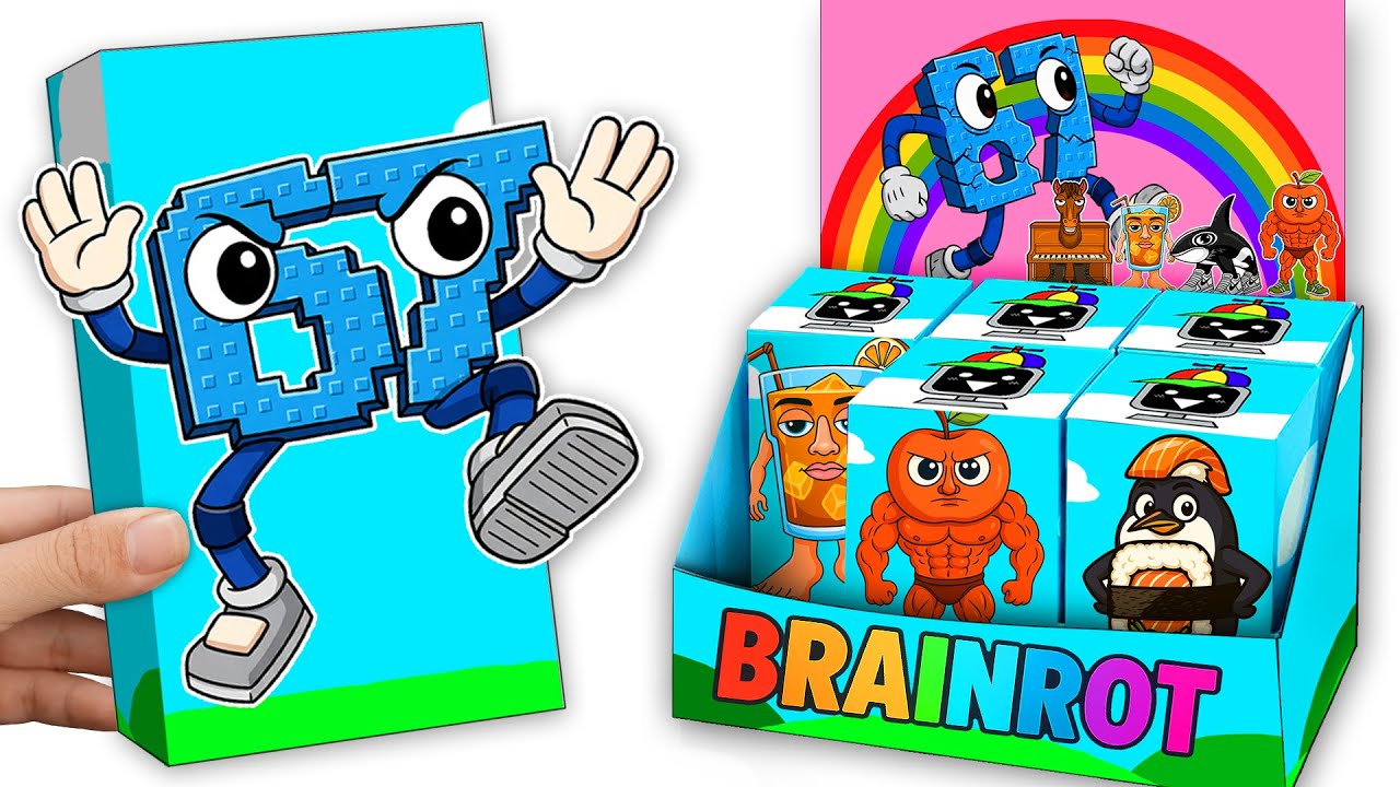 UNBOXING 67 Brainrot Blind Box - Open All ITALIAN BRAINROT MYSTERY BOX 🎨Paper DIY