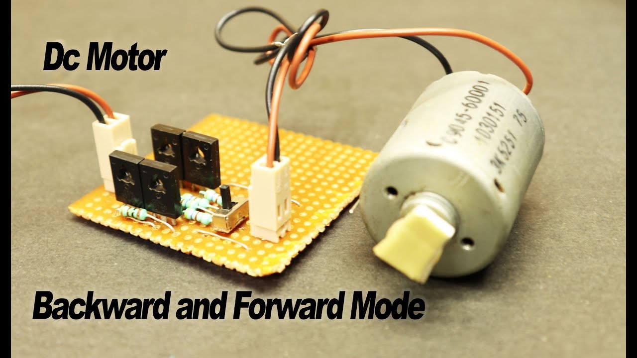 Dc Motor High Amp Backward and Forward Mode _ H-bridge.