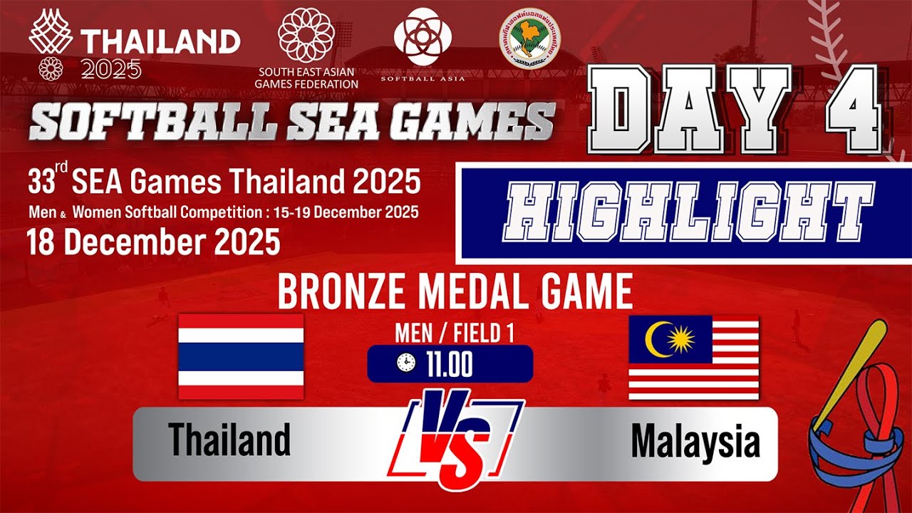 HIGHLIGHT Day 4 l  18 Dec. Bronze Medal Game (Men) THA vs MAS