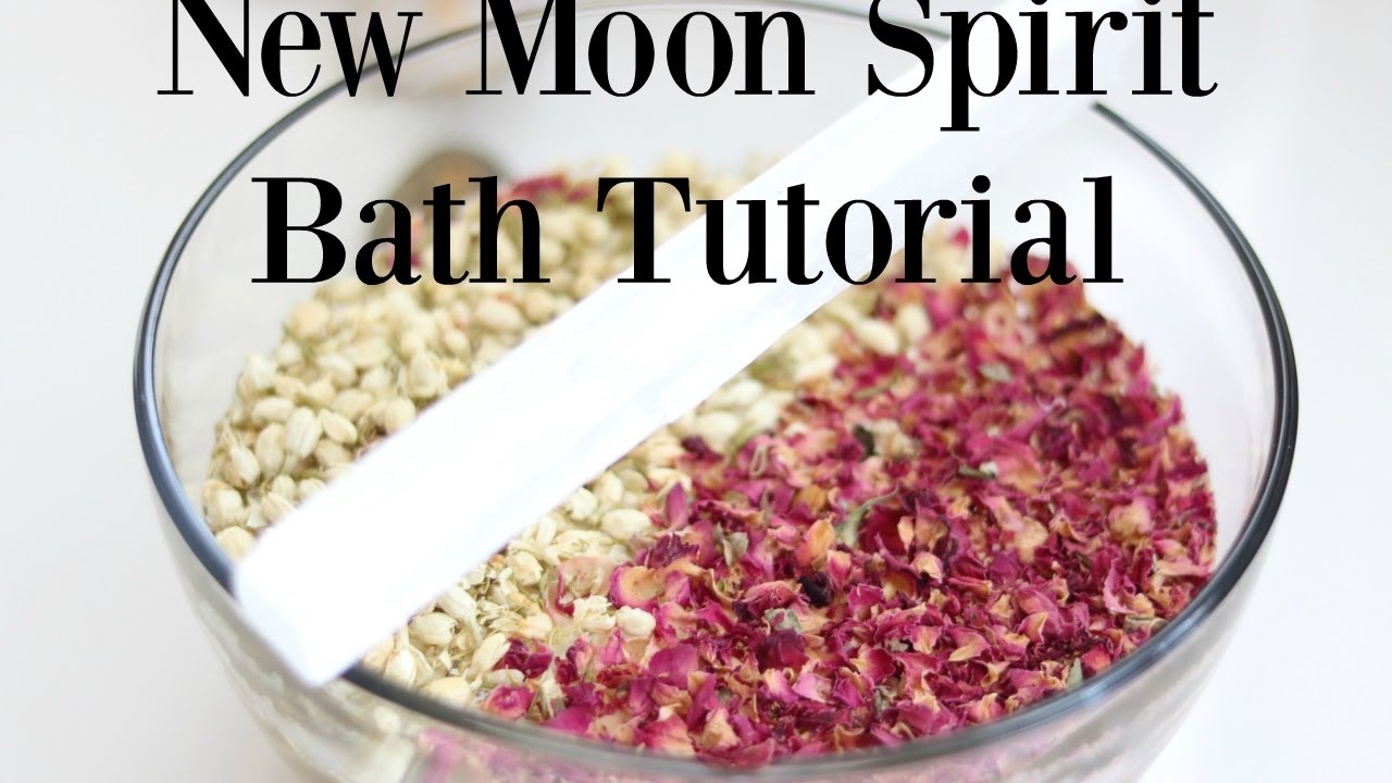 Moon Ritual| A New Moon Aura and Spiritual  Bath Tutorial