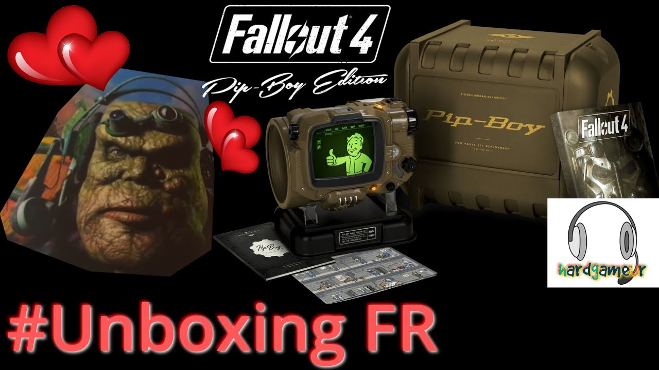 Fallout 4 Pip Boy collector unboxing FR [HardGameur]