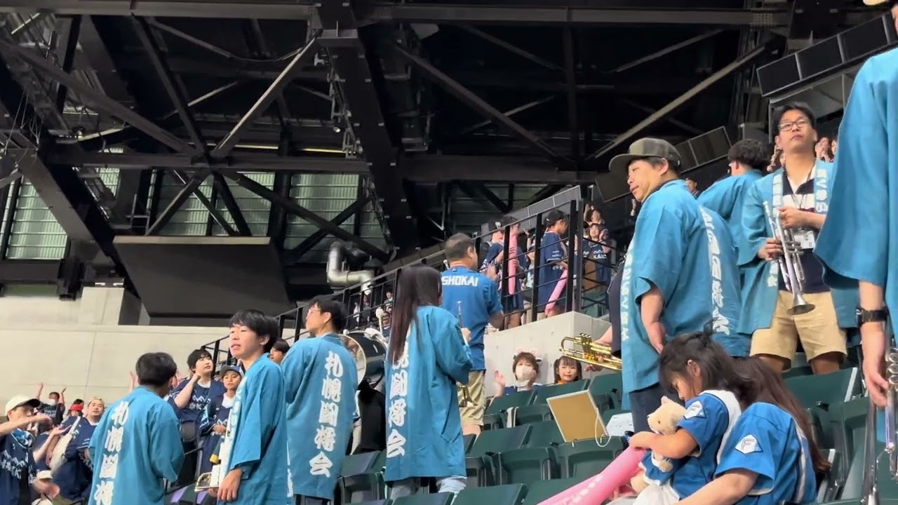 勝利の二次会　北海道日本ハムファイターズ 未編集　2025/7/25 #プロ野球 #日本ハムファイターズ #かわいい#北海道ボールパーク #lovefighters #松本剛  #清宮幸太郎