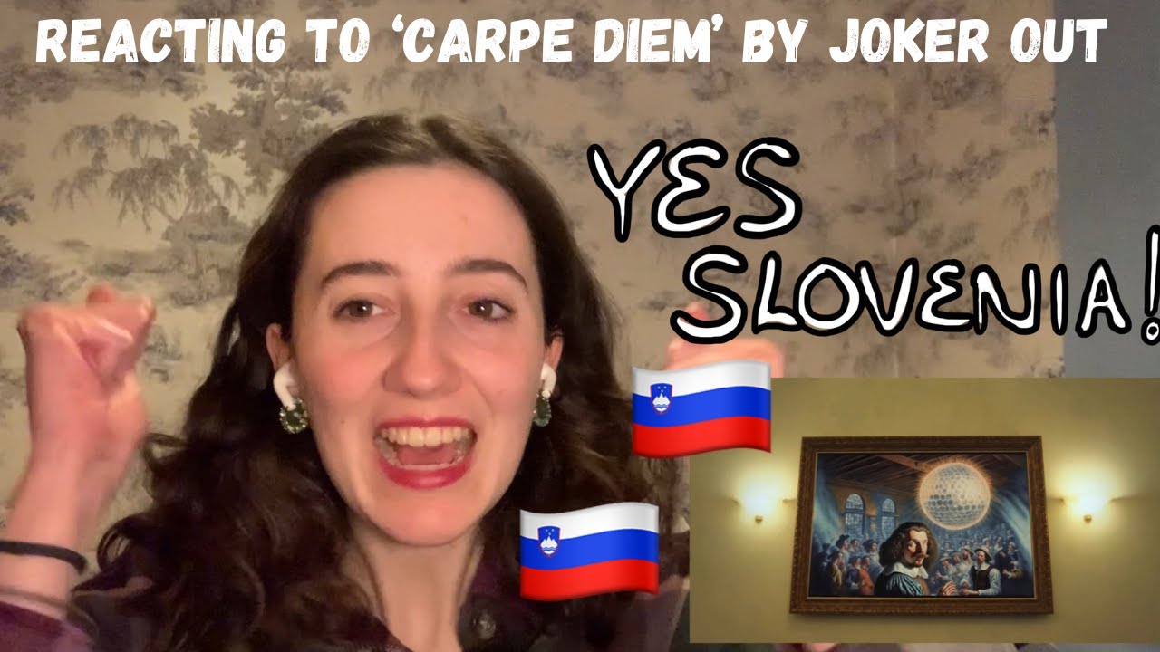 SLOVENIA EUROVISION 2023 - REACTING TO JOKER OUT ‘CARPE DIEM’ (FIRST LISTEN)