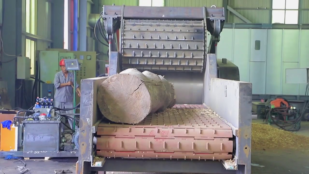 wood chip  making process