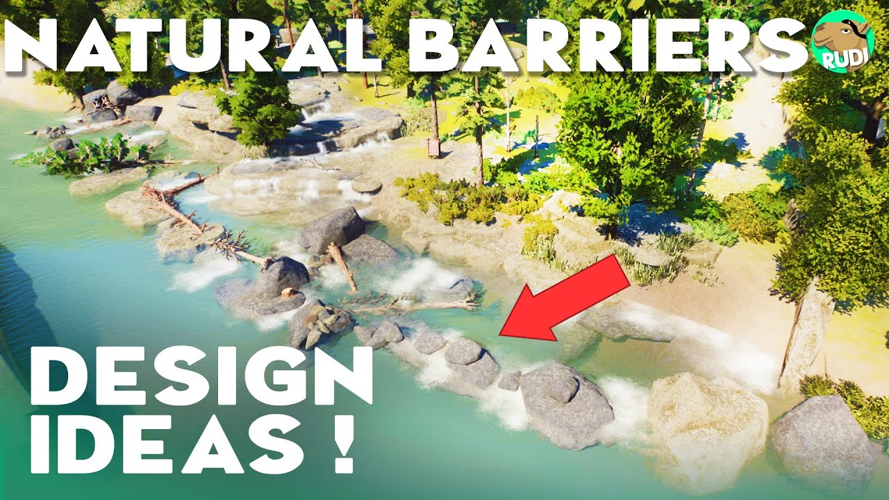 COOL Natural Barriers Design Ideas - Planet Zoo Inspiration, Tips & Tricks