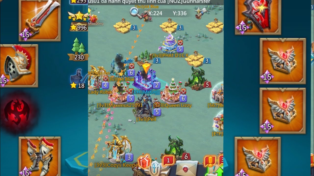 Lords Mobile Rally Trap No Leader, lên lại lính mới