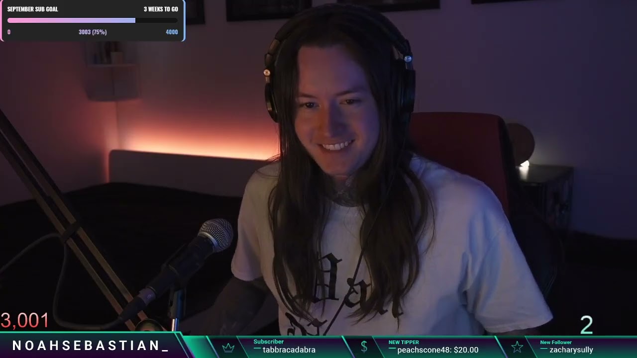 Noah Sebastian 20200905 Fall Guys Friday - 4,000 SUBTEMBER SUB GOAL - Twitch