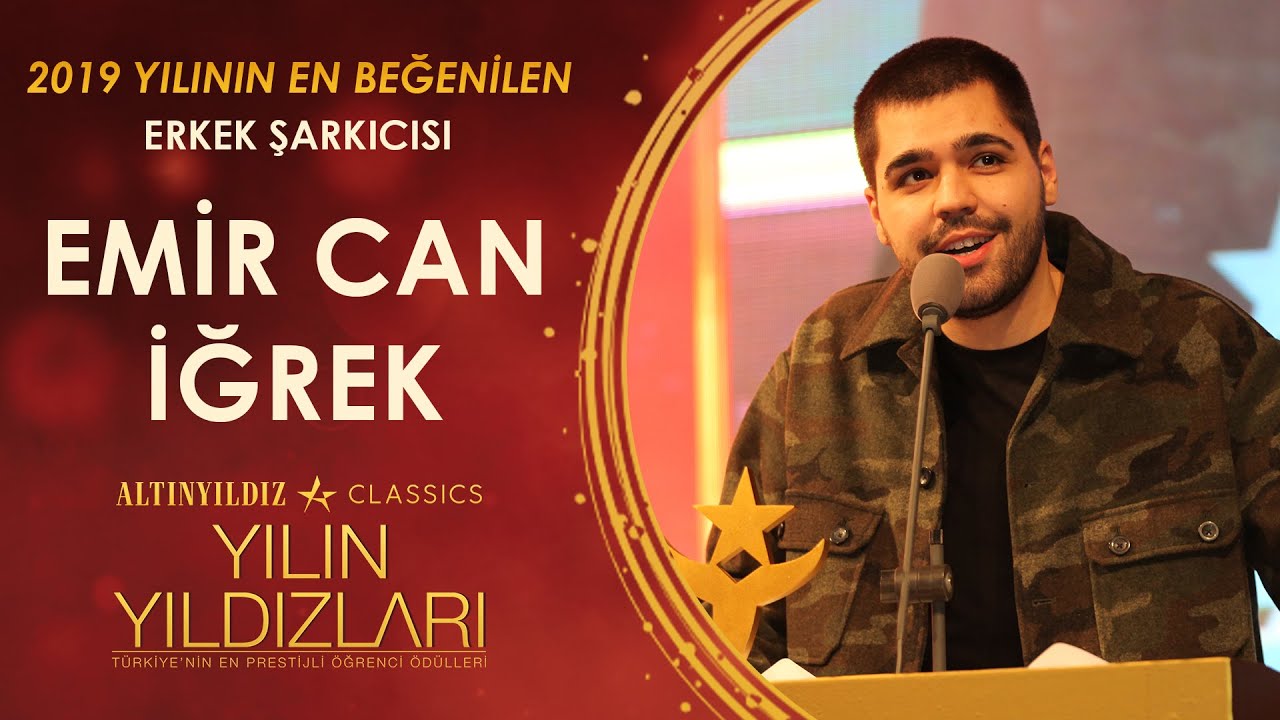 2019 Yılında En Beğenilen Erkek Şarkıcı – Emir Can İğrek