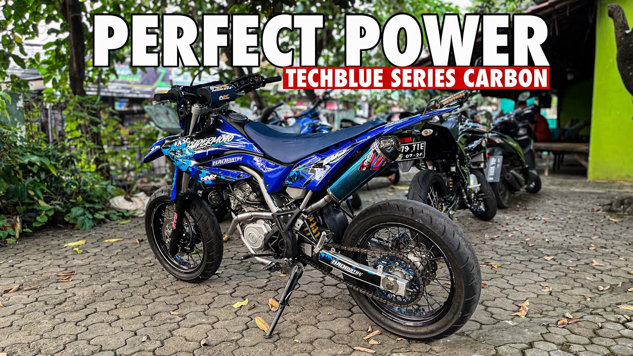 TERNYATA GANTENG JUGA YA YAMAHA WR 155 GANTI KNLPOT PERFECT POWER TECHBLUE SERIES CARBON