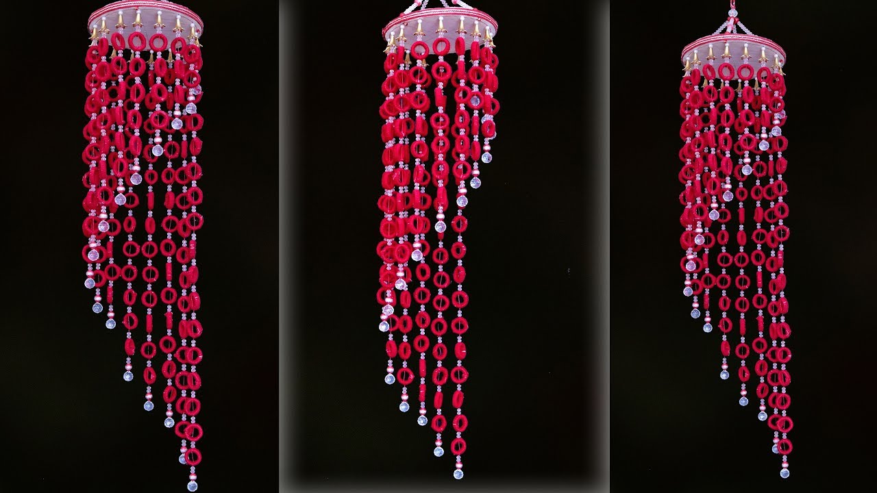 Amazing Woolen Wall Hanging Craft || Jhumar Making || DIY Woolen Craft Idea