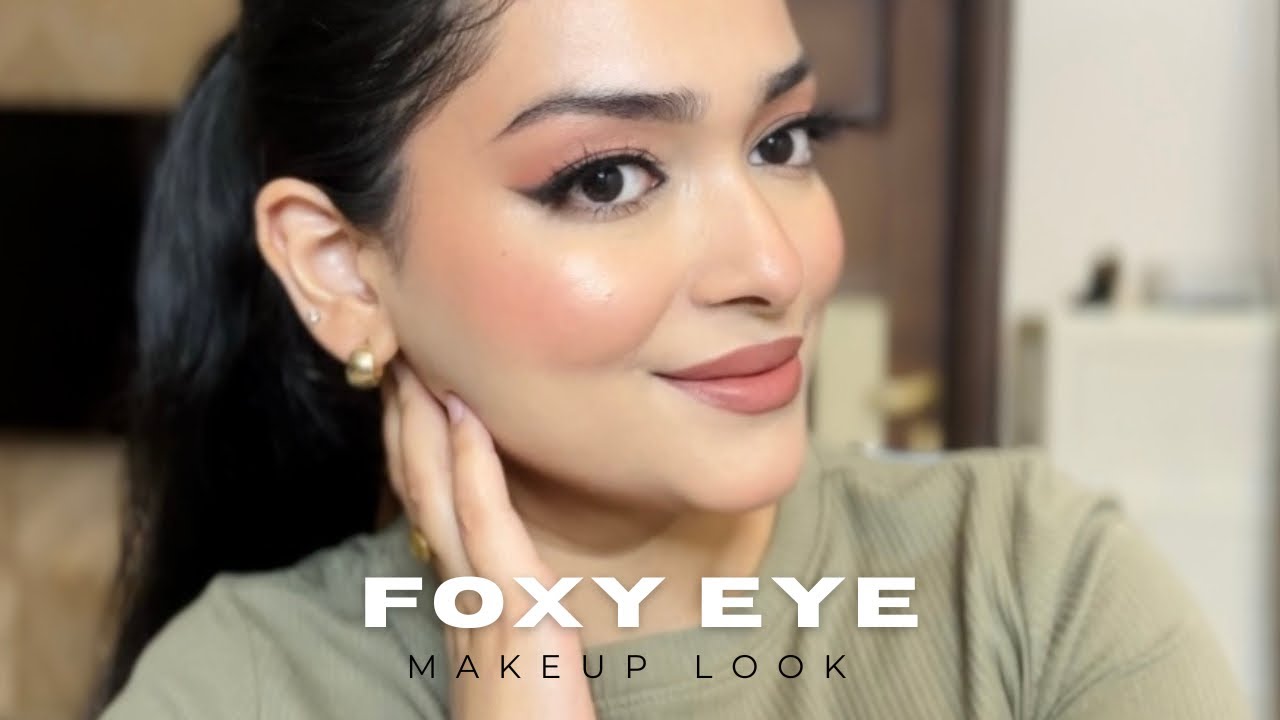 🍀🌿Winged Liner Makeup Look 🍀🌿ft. Maybelline Super Stay Foundation ✨🍁| Easy Makeup Tutorial ✨