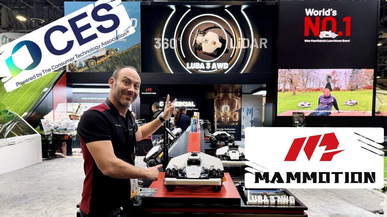 CES 2026 : Mammotion dévoile ses robots tondeuses nouvelle génération… et un robot piscine !