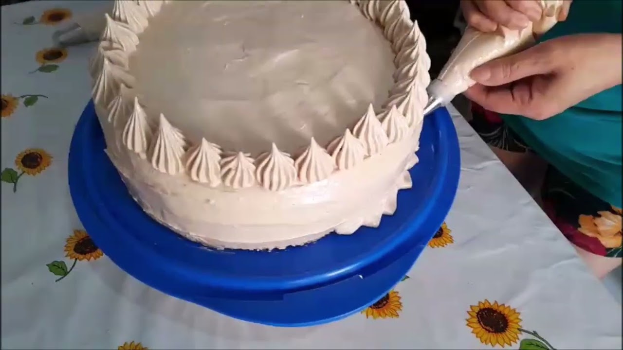 Torta de Aniversário Linda! Aprenda o recheio e  cobertura Passo a Passo