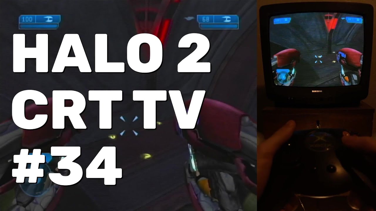 Halo 2 Walkthrough Part 34 (OG Xbox CRT TV)
