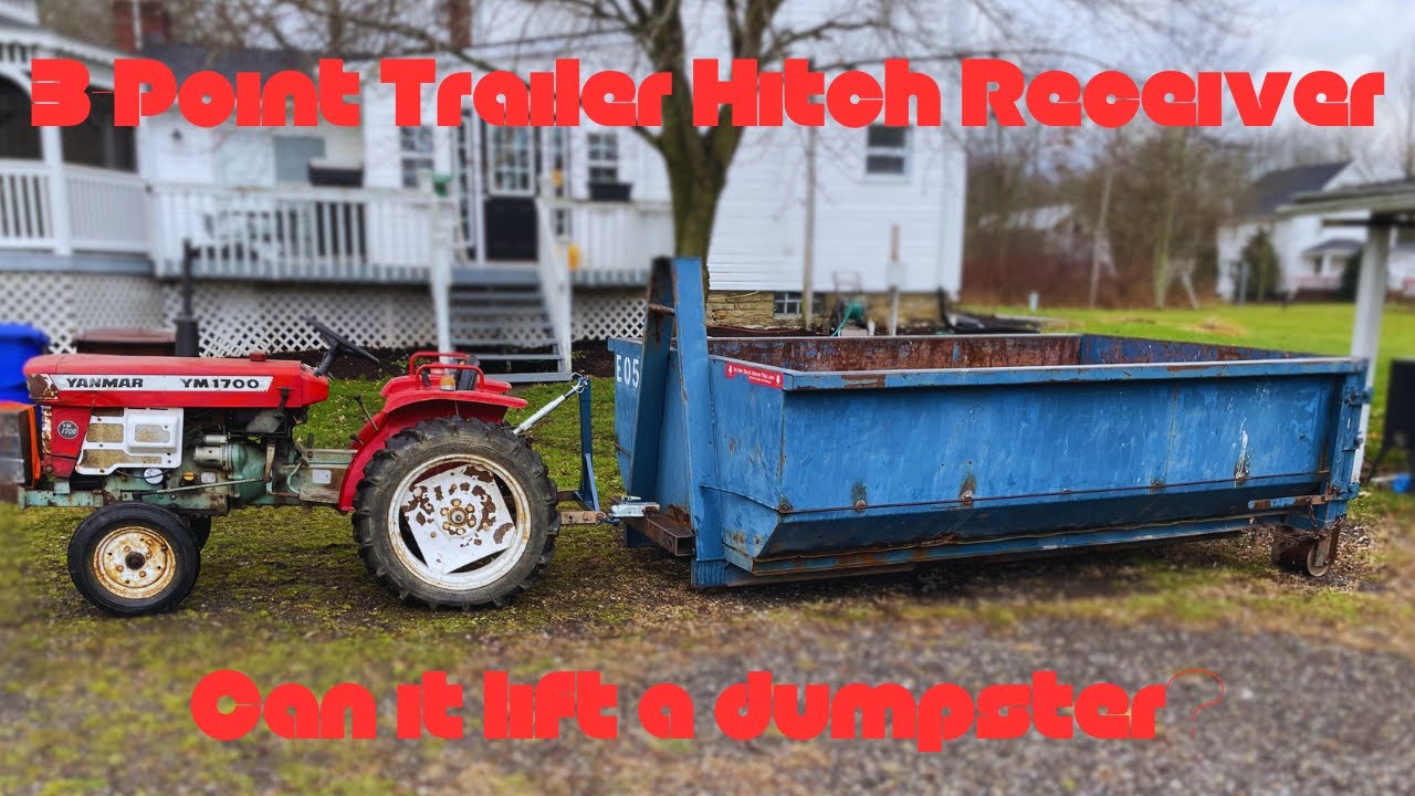 Yanmar Tractor 3-Point Trailer Hitch Receiver