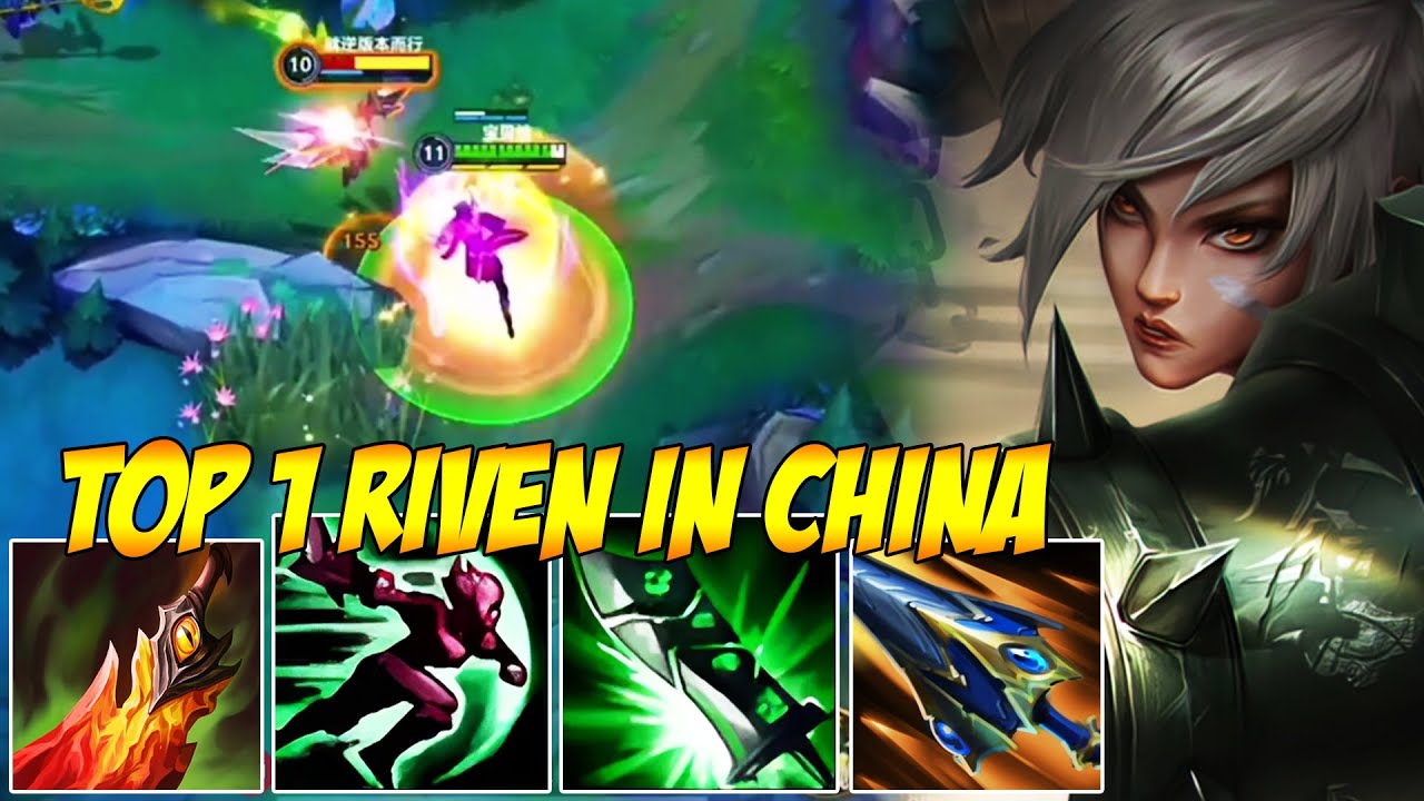 TOP 1 RIVEN IN CHINA WILD RIFT - ONE SHOT EVERYTHING