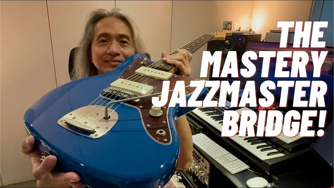Trying Out The Mastery Jazzmaster Bridge and Saddle!