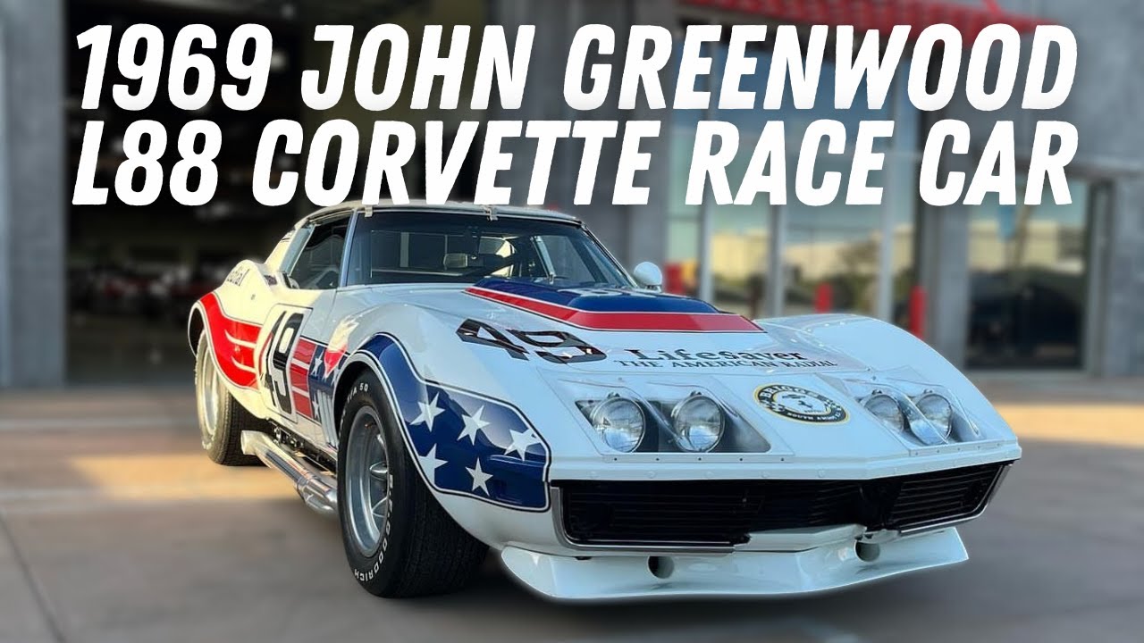 John Greenwood Le Mans Race Car Stars & Stripes 1969 Chevrolet Corvette L88  | Fusion Motor Company