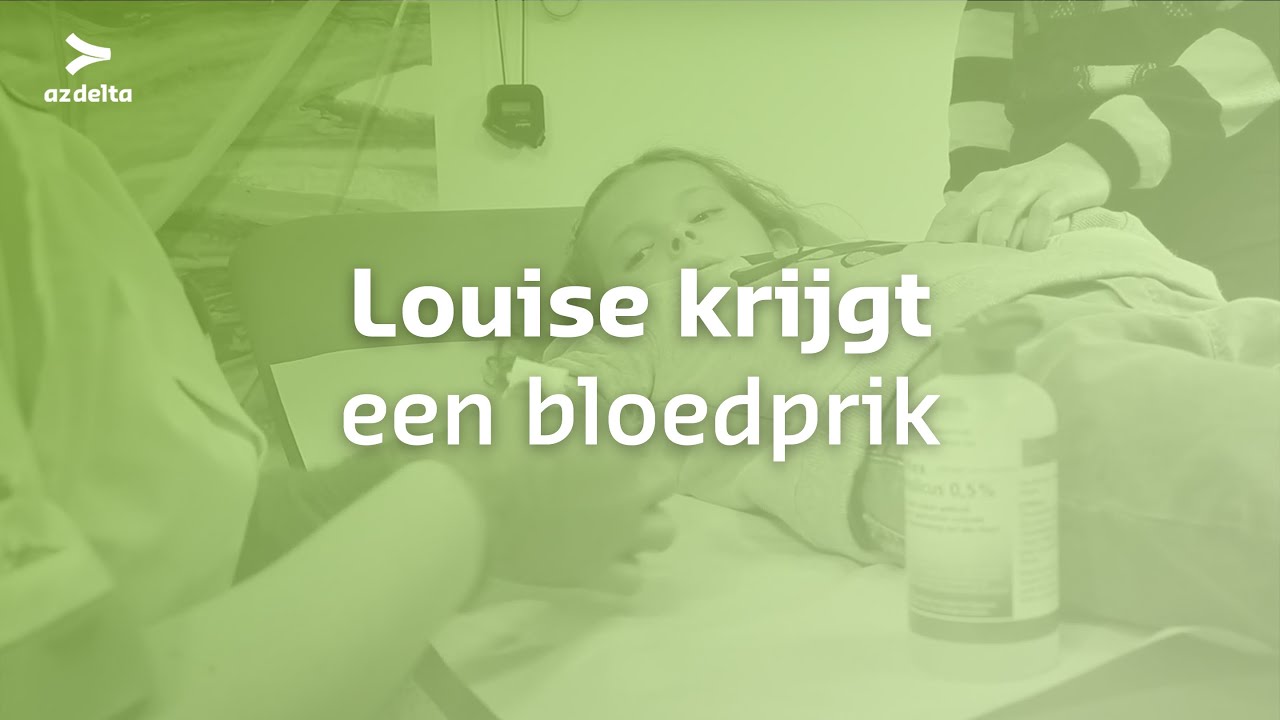 Louise krijgt een bloedprik