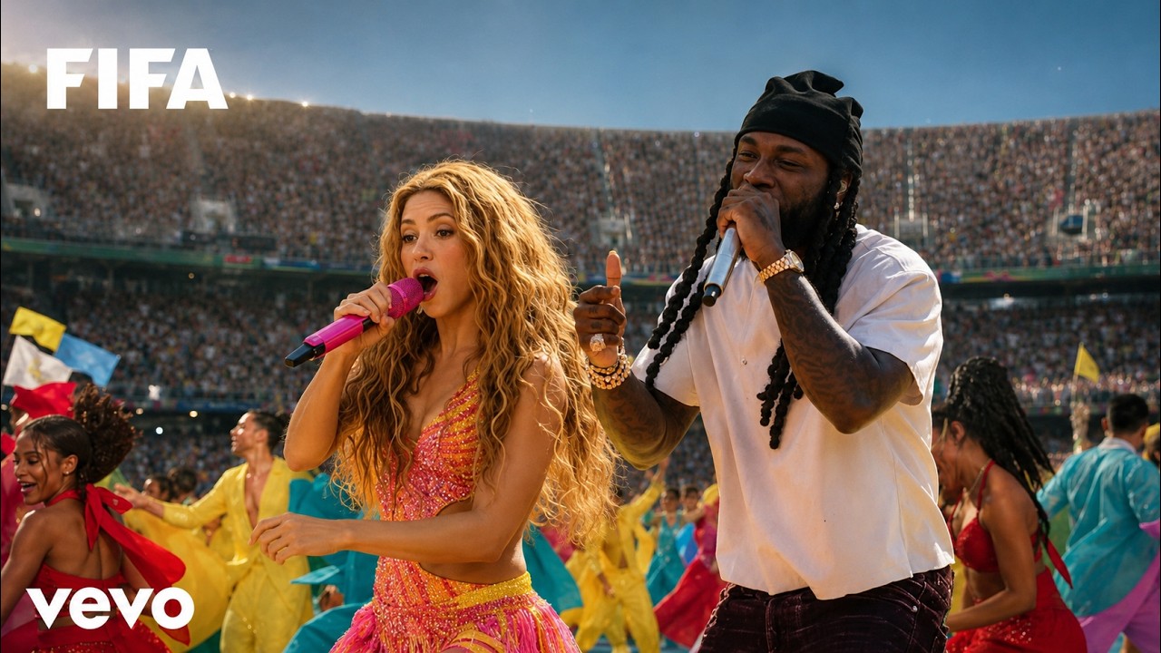 Shakira & Burna Boy Perform at FIFA World Cup 2026&trade; Final Halftime Show 🔥⚽ | Full Performance 4K