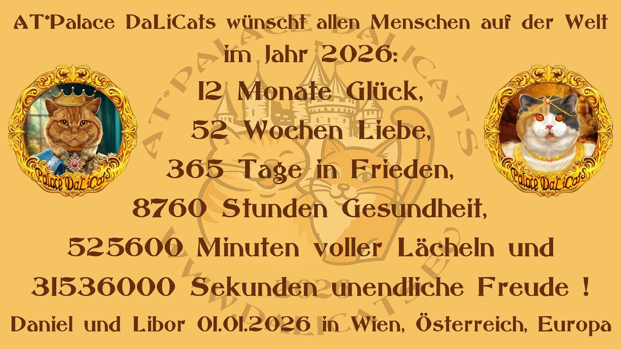 ❤ 2025 ❤ 11 Minuten Erinnerung an das Jahr 2025 im AT*Palace DaLiCats in Wien.