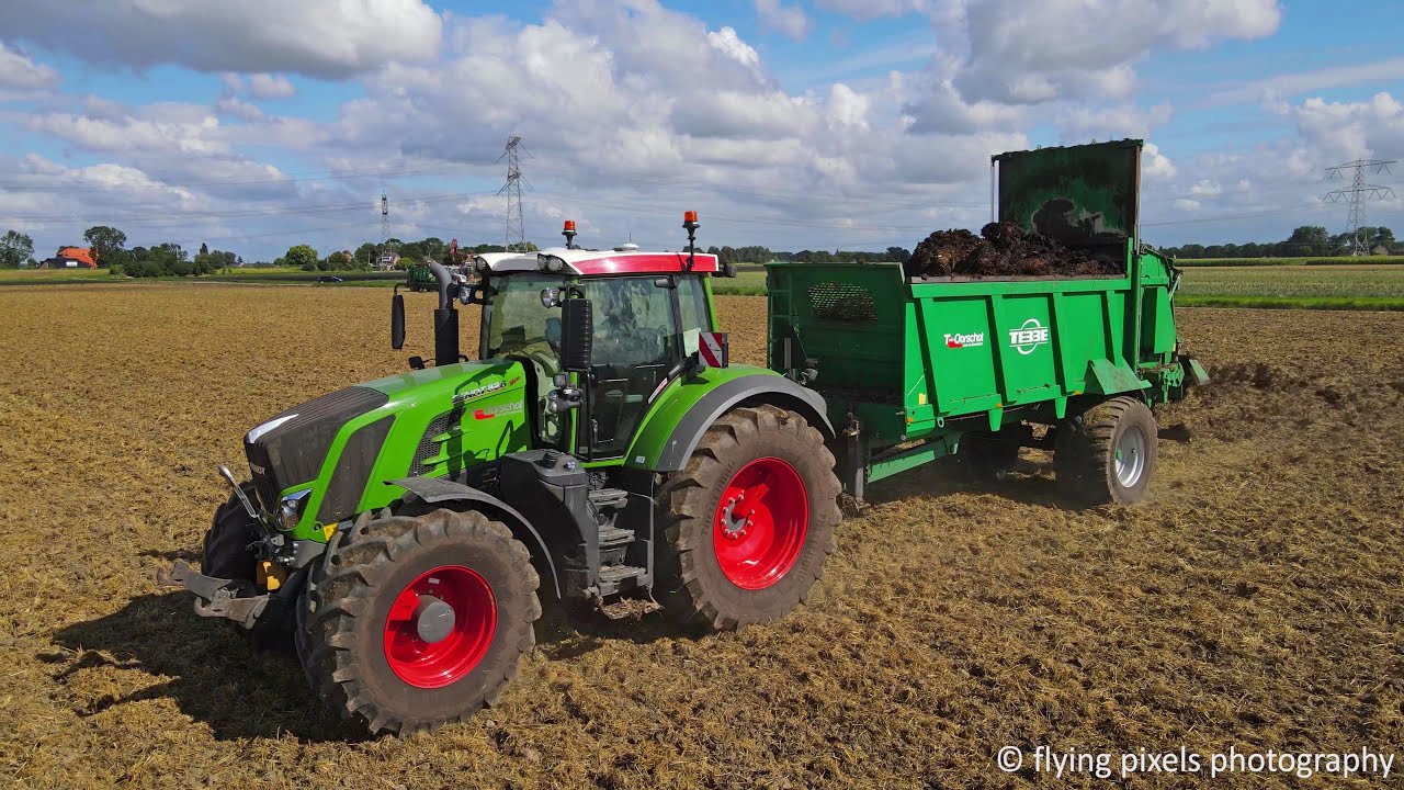 Mest strooien | Spreading manure | Mist verteilen | Fendt | Steyr | 2 x Tebbe | Mestseizoen 2021