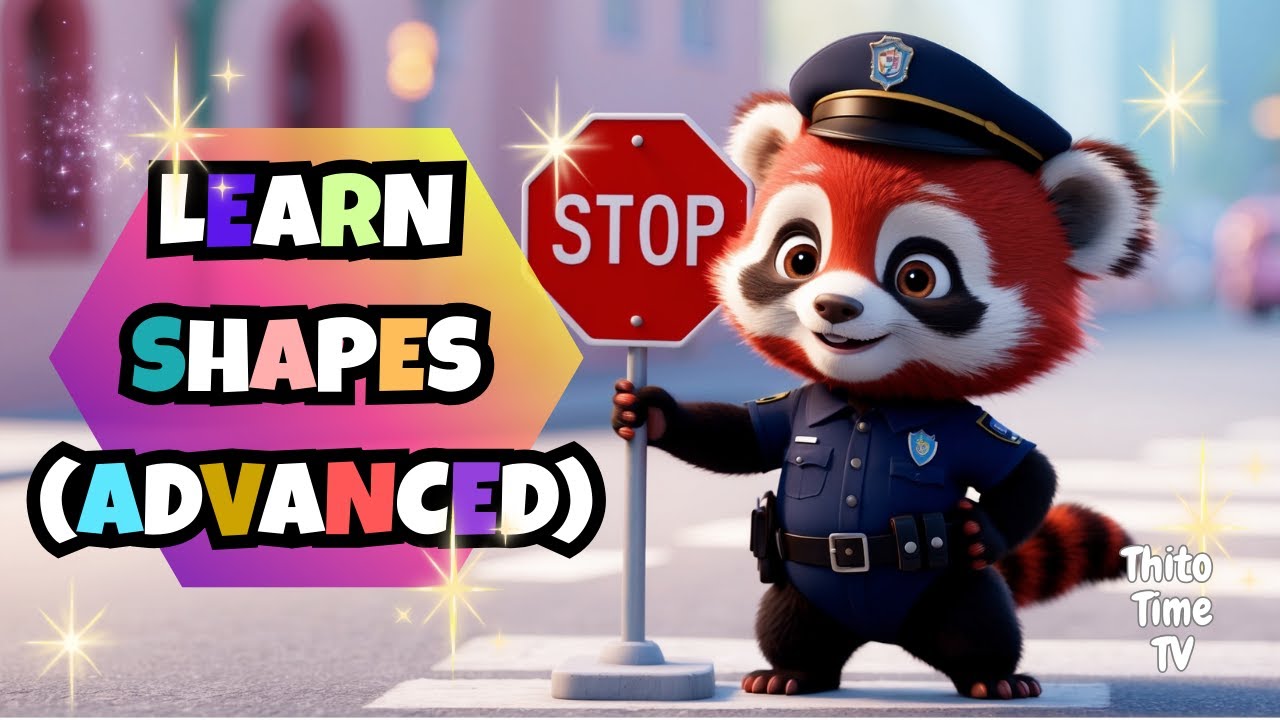 Fun Advanced Shapes for Kids | Learn Rhombus, Octagon, Spiral & More | Learn Shapes Nursery Rhyme