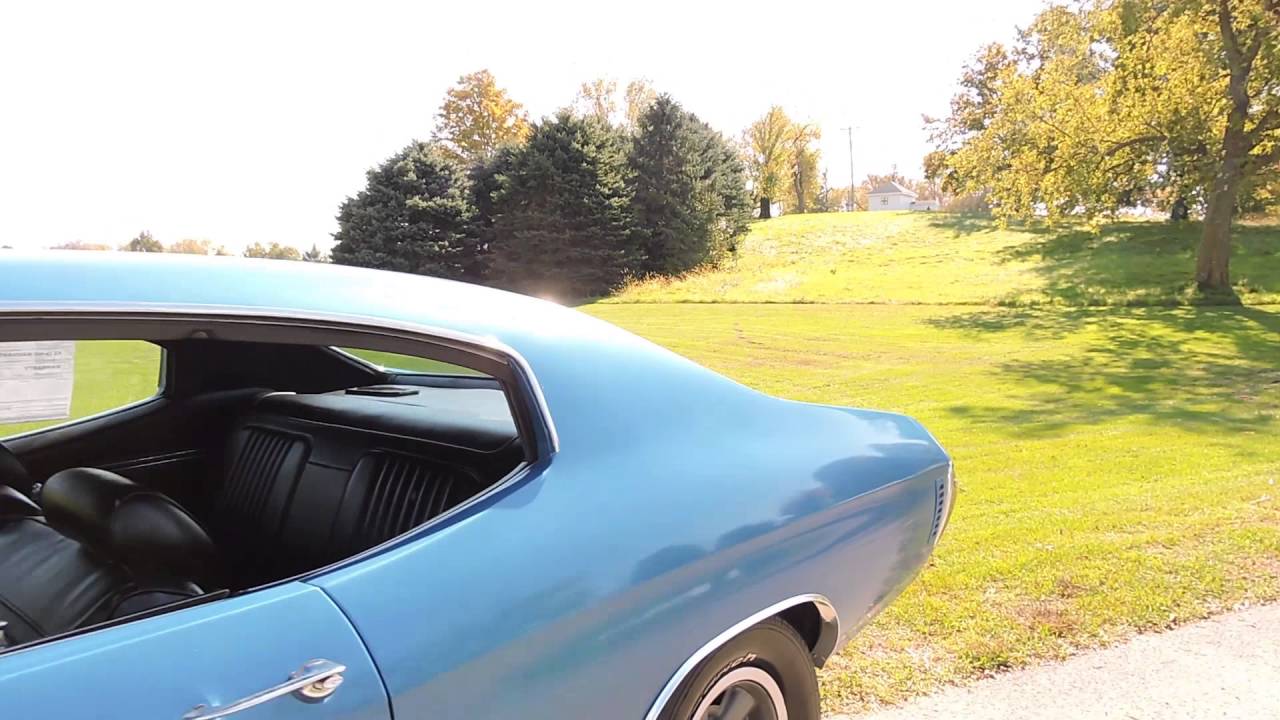 1972 Chevy Chevelle blue Malibu for sale at www coyoteclassics com
