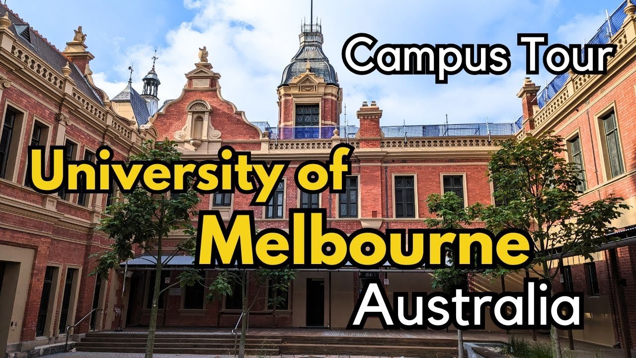 The University of Melbourne campus tour, Melbourne Australia Parkville campus