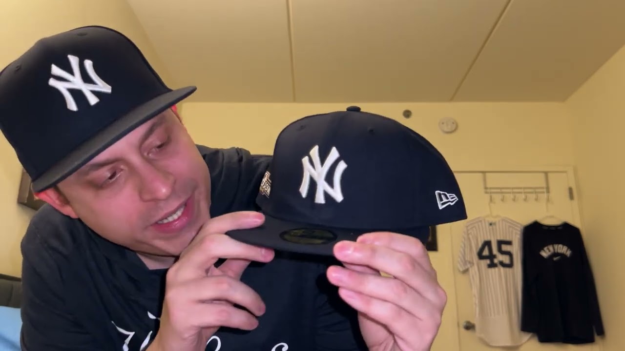New York Yankees 2024 postseason hat unboxing ￼
