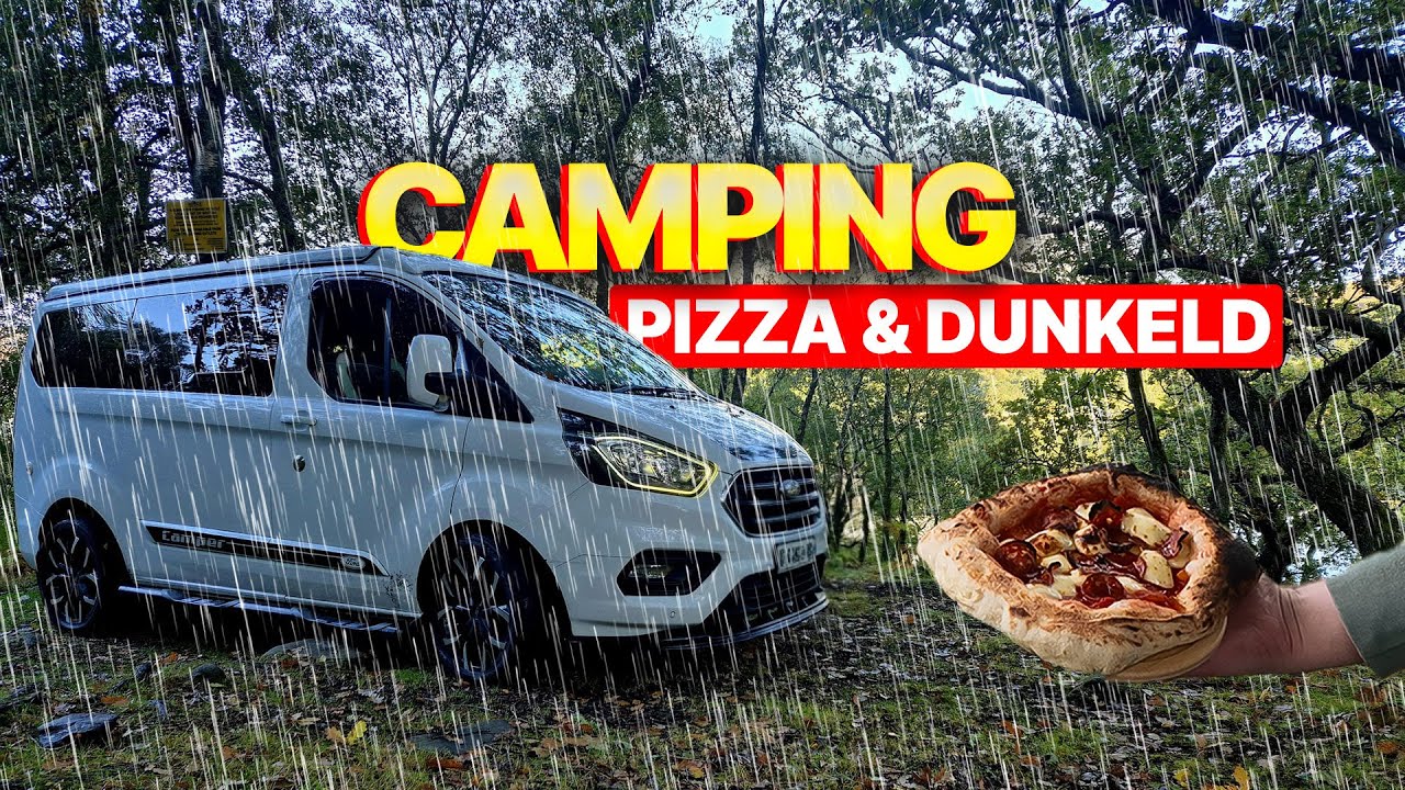 Cozy Autumn Camping During a Rain Storm in the Scottish Highlands