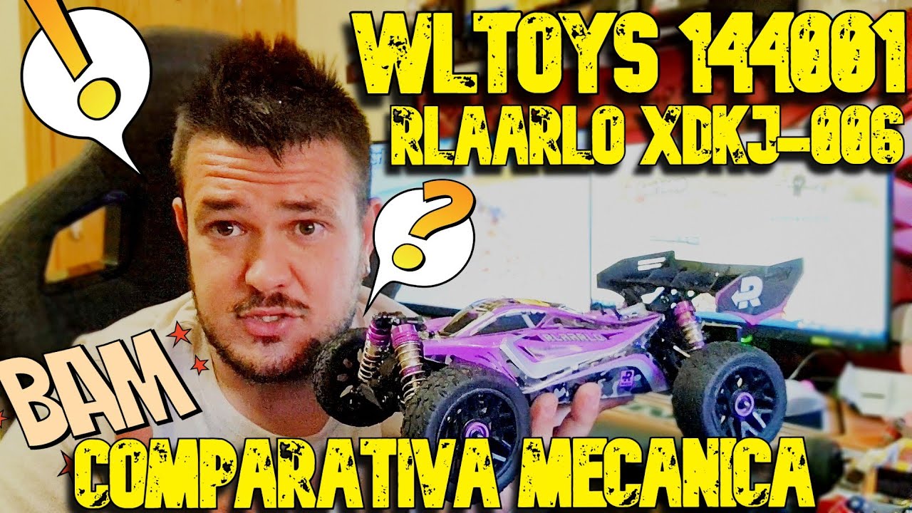 WLTOYS 144001 VS RLAARLO XDKJ-006 🔥 COMPARATIVA MECANICA REAL ESPAÑOL 🐷🚜💨