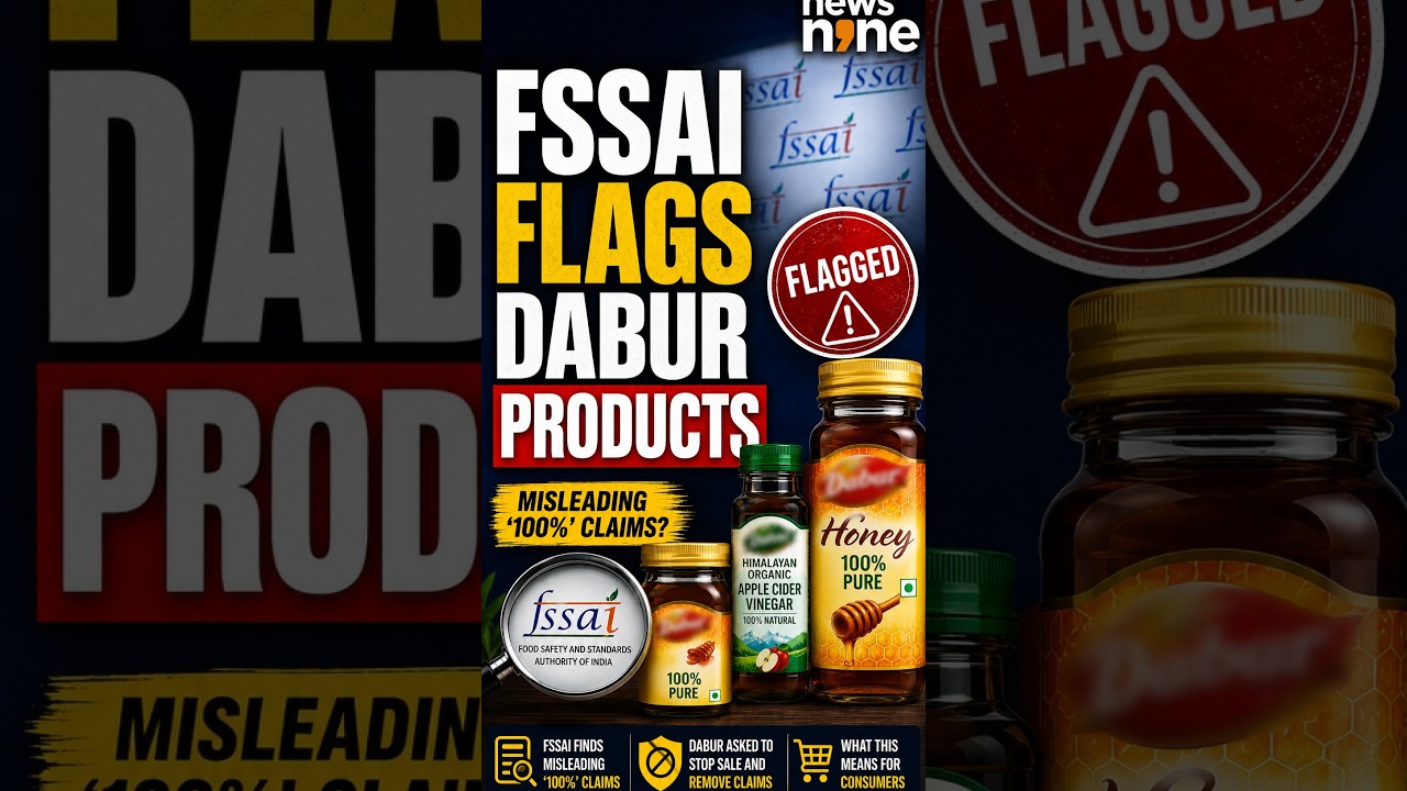 FSSAI Flags Dabur Honey, Ghee & More Over &lsquo;100% Pure&rsquo; Claims | What It Means | #shorts