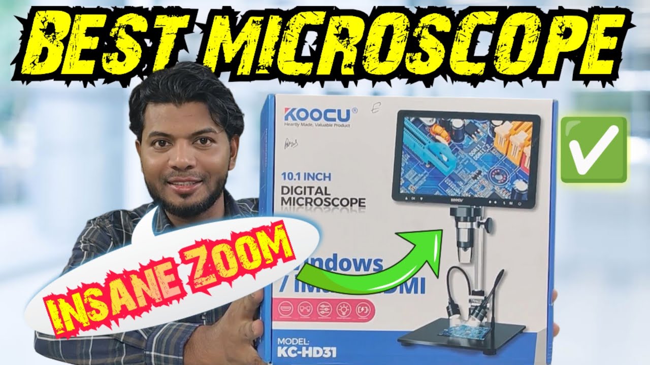 koocu Microscope with Big 10'' Display with Great zoom worth it?