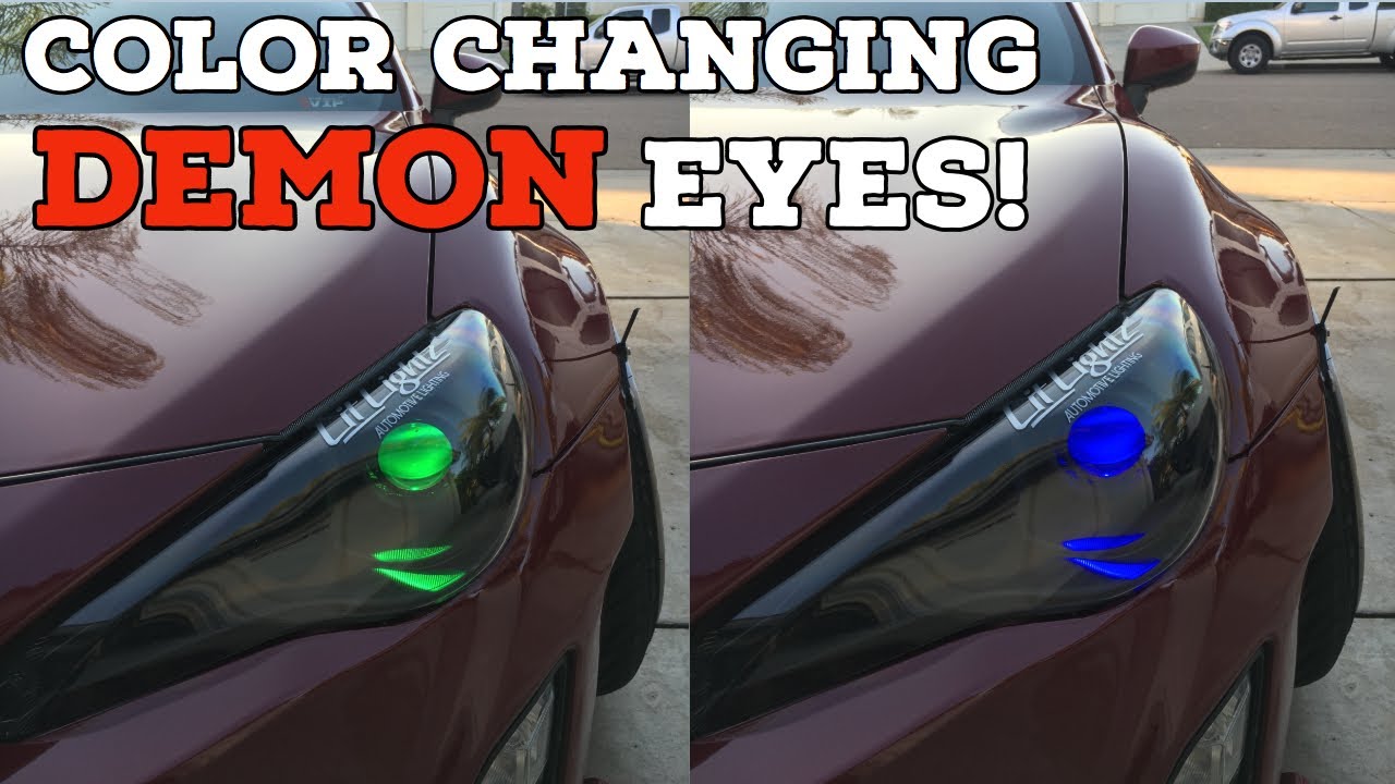 HOW TO INSTALL COLOR-CHANGING DEMON EYES!