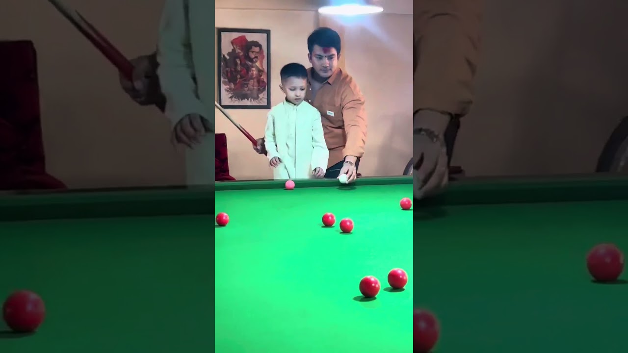 Snooker with Aakash Shrestha & Suel baby #like #send