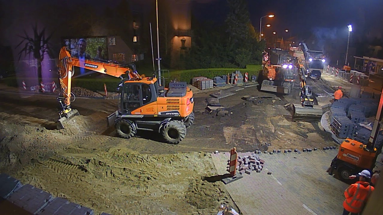 Timelapse: Aanleg rotonde Made Noord-Brabant 2018