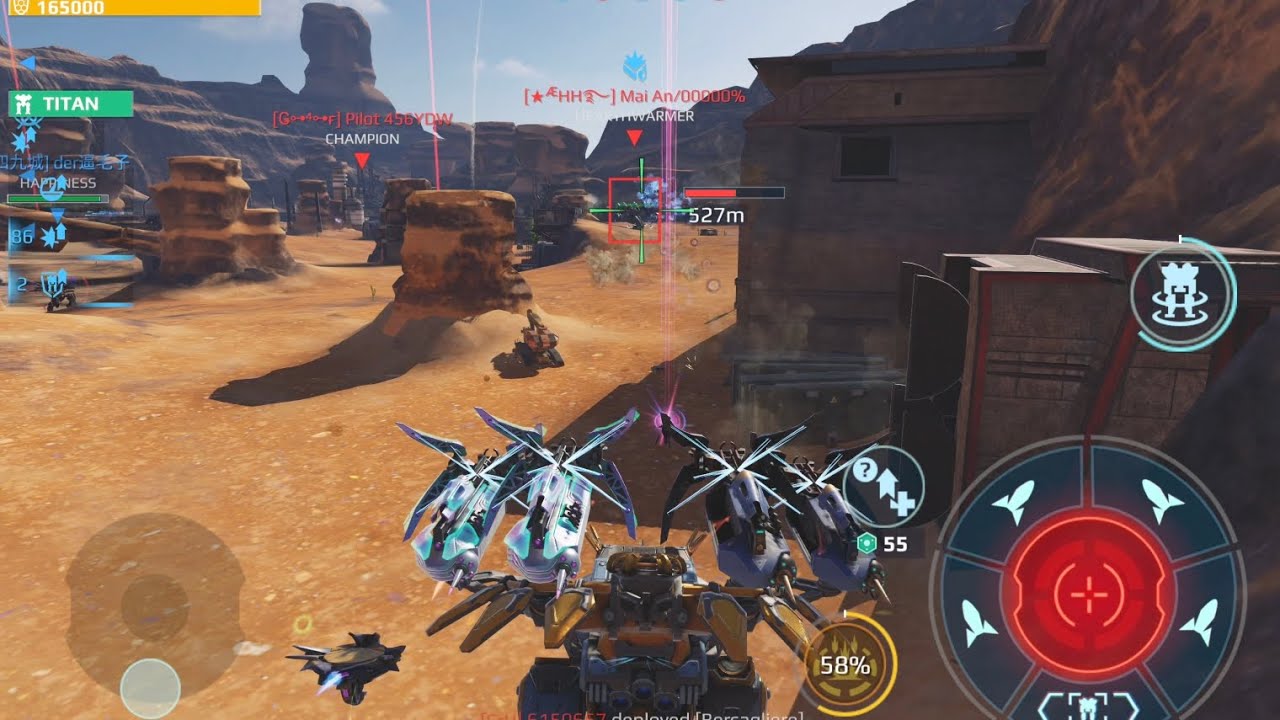 War Robot Canyon Domination Gameplay, Bagliore vs Mauler?!