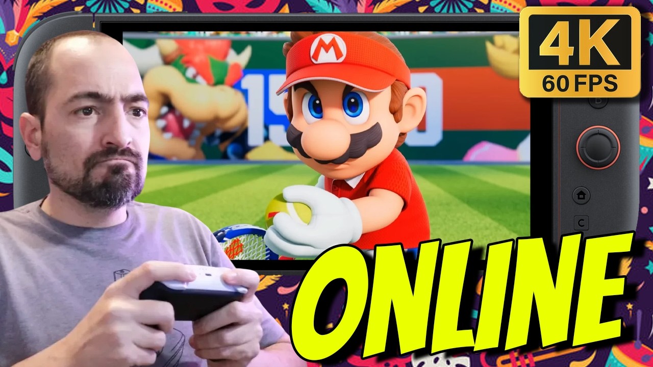 RAQUETES DE ALEGORIAS NO ONLINE: MARIO TENNIS FEVER 4K 60 FPS