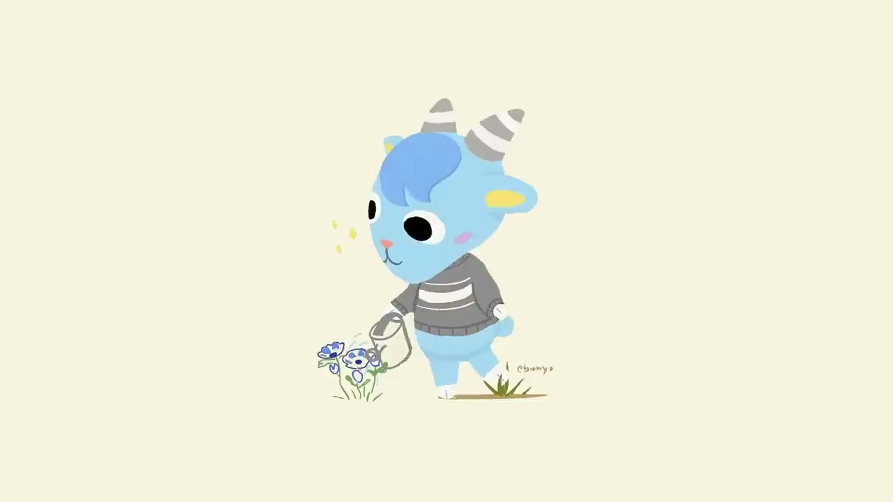 Animal Crossing • Relaxing Music with Soft Rain 💧