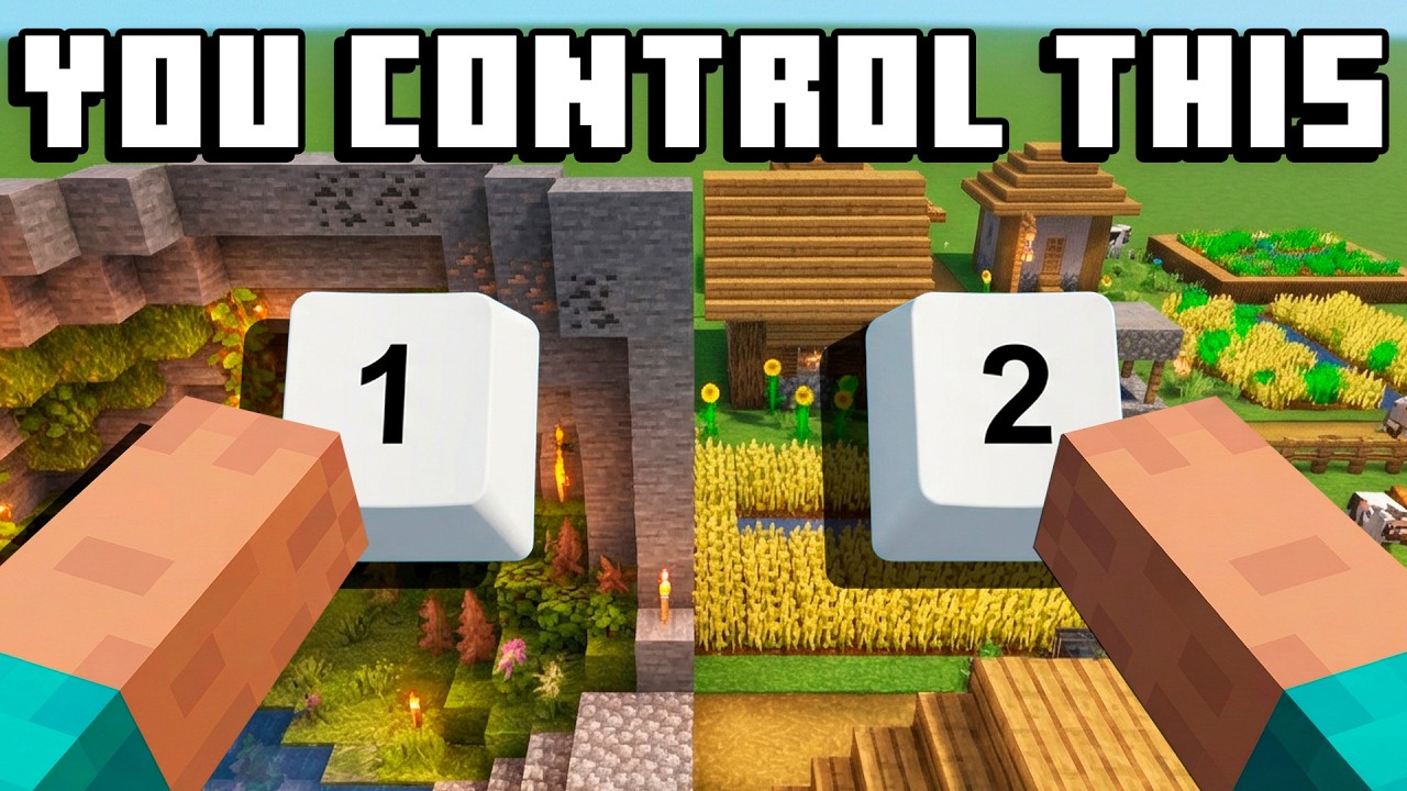 You control this video with your keyboard