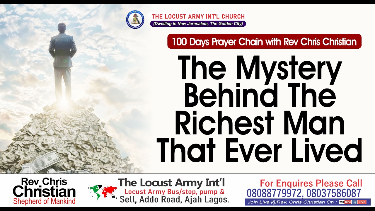 Rev Chris Christian | The Mystery Behind the Richest Man That Ever Lived